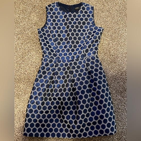 Anonyme Designers Navy Blue/White Dress - Picture 3 of 9